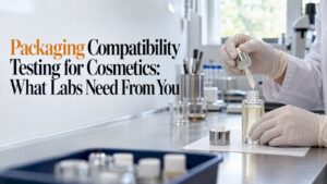 Read more about the article Packaging Compatibility Testing for Cosmetics: What Labs Need From You