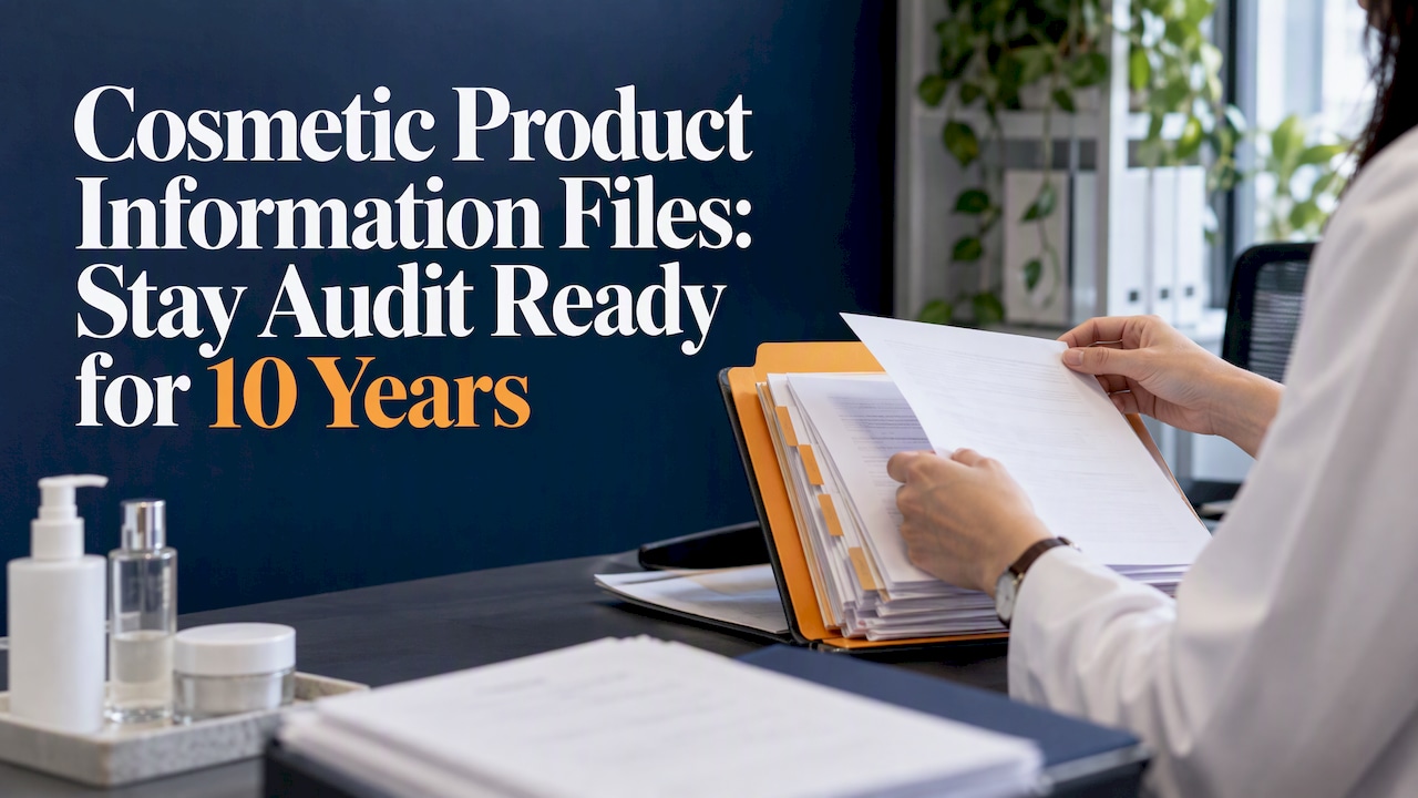 You are currently viewing Cosmetic Product Information Files: Stay Audit Ready for 10 Years