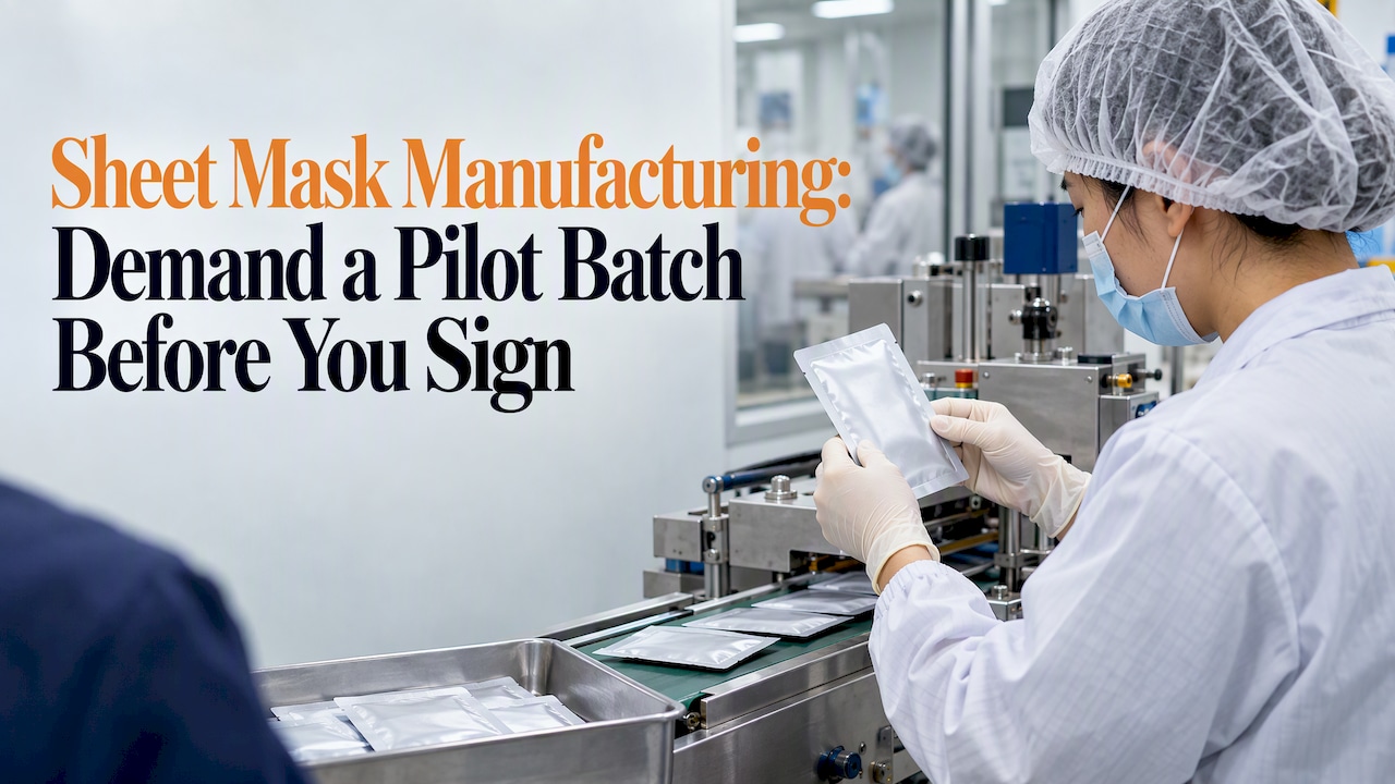 You are currently viewing Sheet Mask Manufacturing: Demand a Pilot Batch Before You Sign