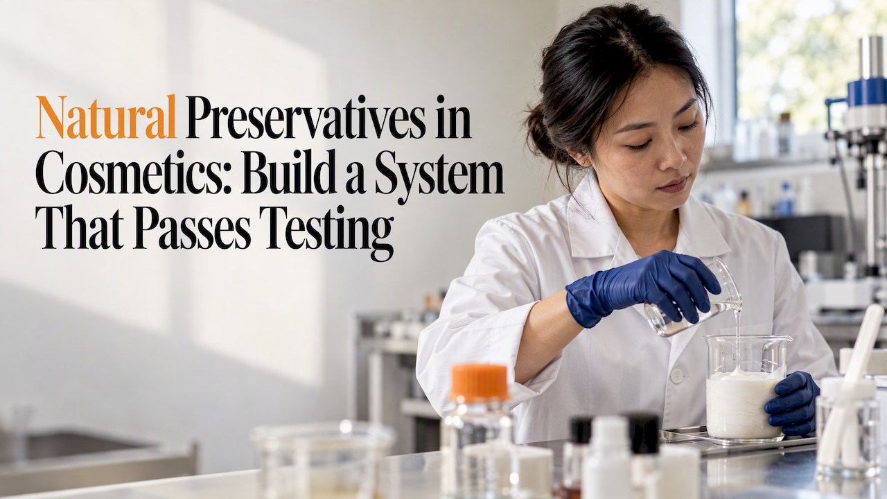 You are currently viewing Natural Preservatives in Cosmetics: Build a System That Passes Testing