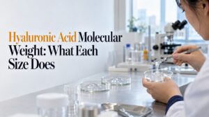 Read more about the article Hyaluronic Acid Molecular Weight: What Each Size Does