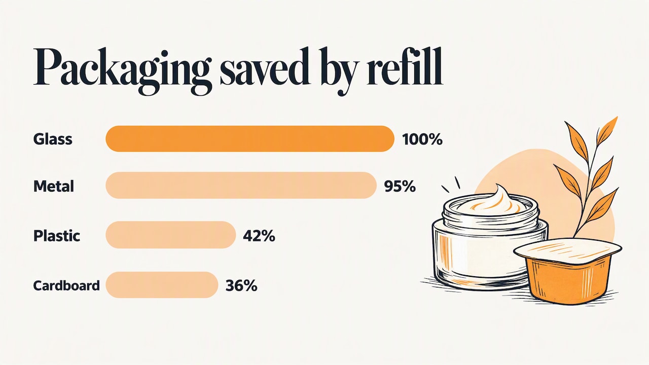Refillable packaging: when it works and when it does not — overview diagram