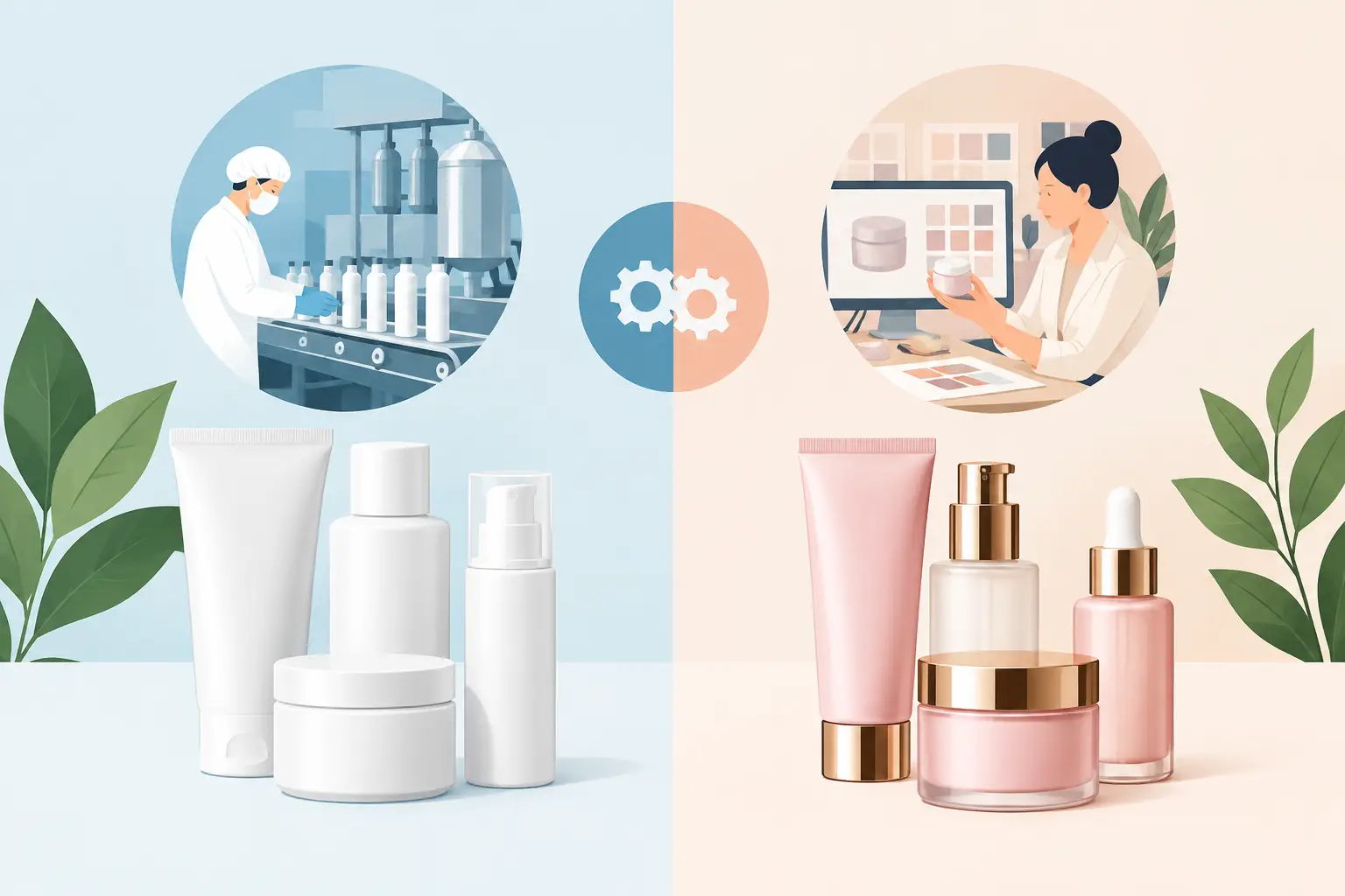You are currently viewing Cosmetic OEM Versus ODM Services Compared